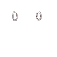 stainless steel 2in1 hoop earrings hypoallergenic rosegold T119E001ARRO MIA JEWELRY