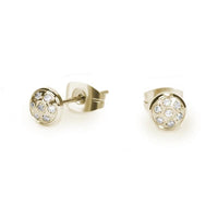 hypoallergenic gold fireball stud earrings T217E010DO MIA