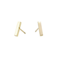 Minimal bar stud earrings stainless steel Boucles d'oreilles acier inoxydable MIA T219E002