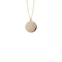 stellar stone pendant stainless steel pendentif acier inoxydable MIA T219P002
