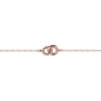 Rose gold double circle beads stainless steel bracelet double ronds or rose billes acier inoxydable MIA