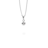 Circle stone pendant necklace stainless steel pendentif acier inoxydable MIA