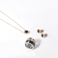 stainless-rose-gold-black-round-pendant-necklace-pendentif-rond-noir-or-rose-acier-inox-T316P018DORO-MIA