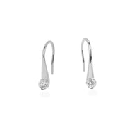 delicate stone drop earrings stainless steel T318E002AR MIAJWL