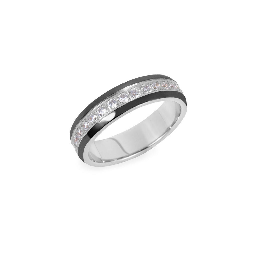 black silver eternity ring women T411R047ARNO MIAJWL