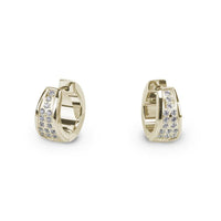 hypoallergenic chic gold hoop earrings T416E007DO