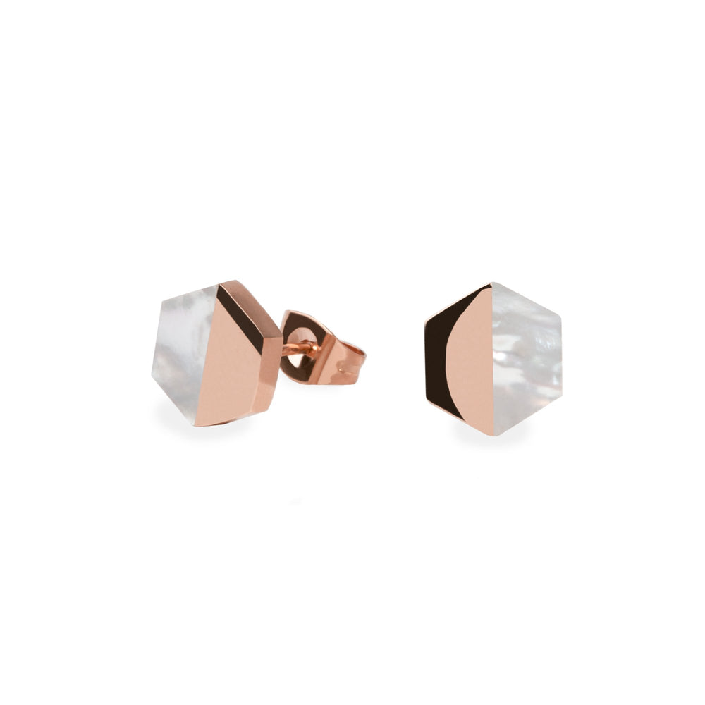 geometric stud earrings for women