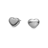 hypoallergenic heart stud earrings for women