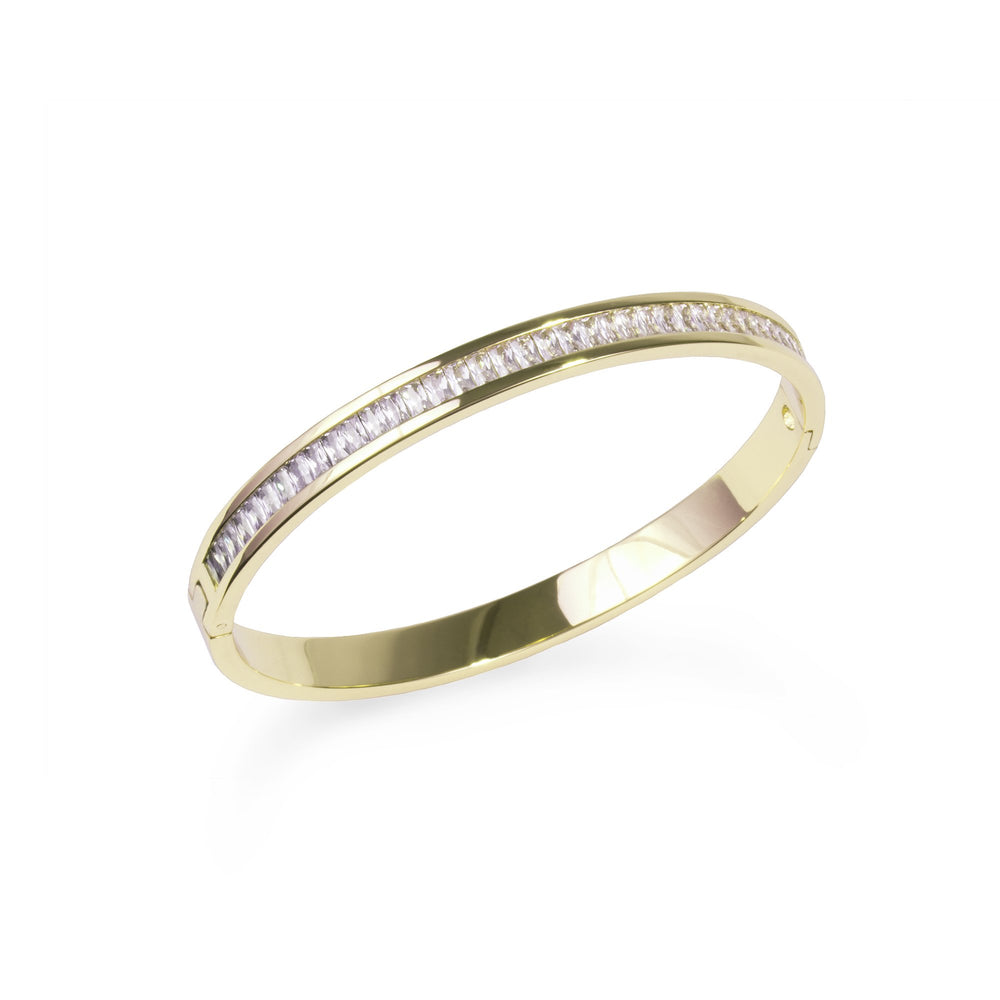 minimal silver bracelet for women - T418B005DO
