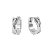 Twist earrings for woman, hypoallergenic T418E005AR