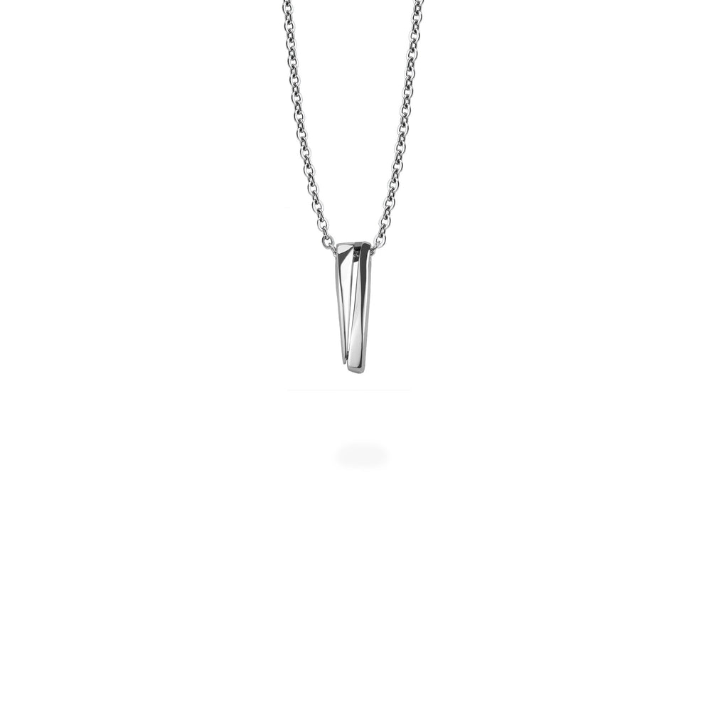 minimal edgy waterproof pendant necklace women