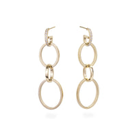 4-in-1 gold convertible hoop earrings stainless steel boucles d'oreilles anneaux acier inoxydable MIA T419E005DO