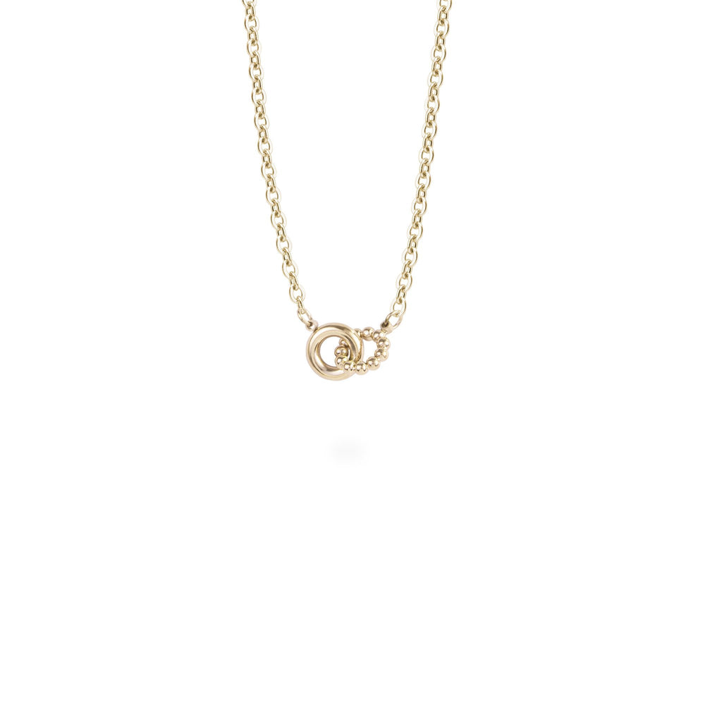 gold delicate pendant necklace stainless steel pendentif collier delicat acier inoxydable MIA T419P003DO
