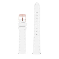 minimal whit leather bracelet for women - W418B02WH