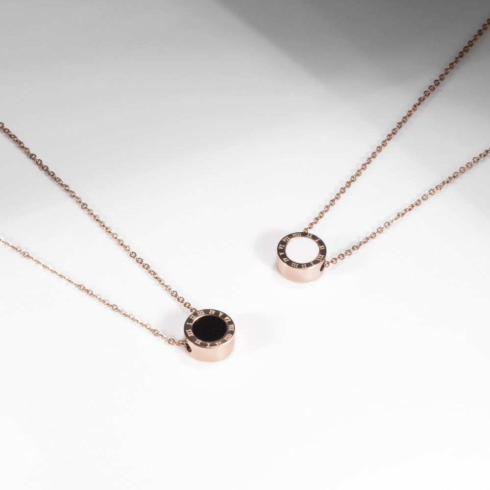 rose-gold-black-round-pendant-necklace-pendentif-rond-noir-or-rose-acier-inox-T316P018DORO-MIA