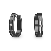 black-huggie-earrings-stainless-boucles-oreilles-noires-acier-inox-T411E052NO-MIA
