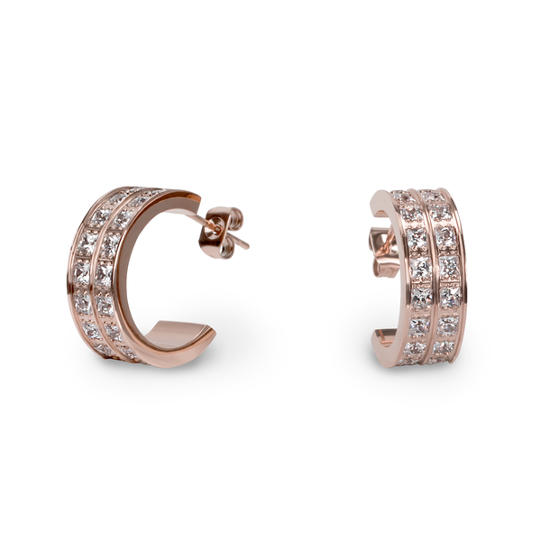 stainless-steel-half-hoop-earrings-pink-gold-austrian-crystals-hypoallergenic-water-resistant-boucles-doreilles-demi-cerceau-or-rose-cristaux-autrichien-acier-inoxydable-hypoallergenique-T412E014DOR-MIA