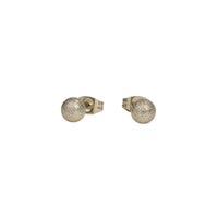 chic gold bead stud earrings hypoallergenic