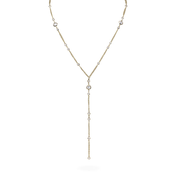 Chic long necklace for women stainless steel