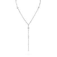 Chic long necklace for women stainless steel