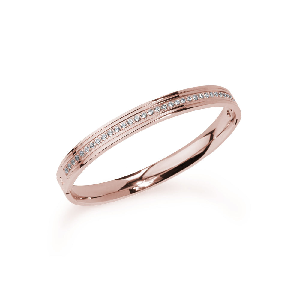 rose gold classic bangle bracelet women