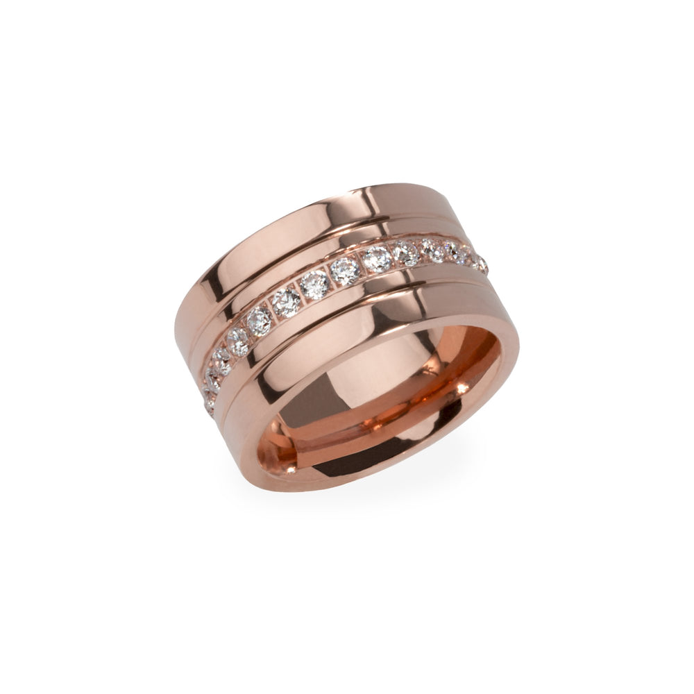 Large ring for women with stones