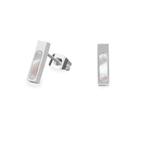 geometric bar stud earrings for women