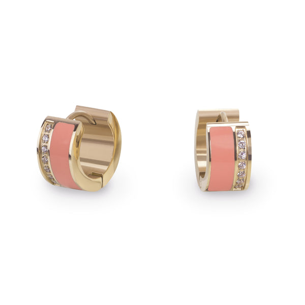 coral-gold-huggie-earrings-stainless-hypoallergenic-T216E001CO-MIA