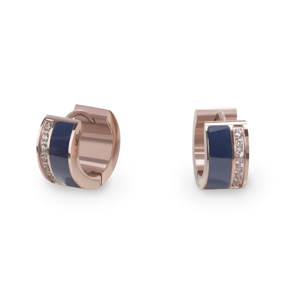 navy-rosegold-huggie-earrings-stainless-hypoallergenic-T216E001BM-MIA