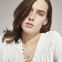 gold heart pendant necklace stainless steel