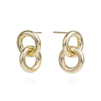 double hoop earrings stainless steel boucles d'oreilles cercles acier inoxydable MIA T319E004