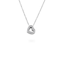 heart pendant necklace stainless steel