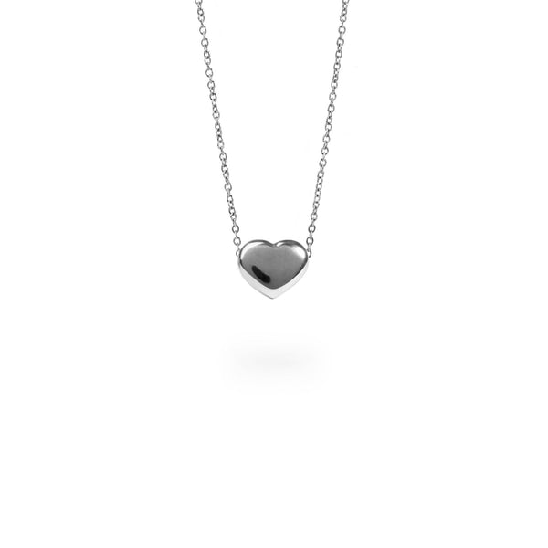 plain heart pendant necklace for women