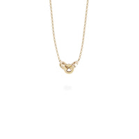 hoops pendant necklace stainless steel pendentif collier 3 anneaux acier inoxydable MIA T419P001