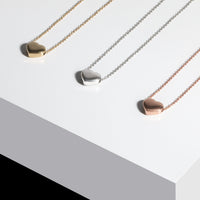 rose gold heart pendant necklace for women