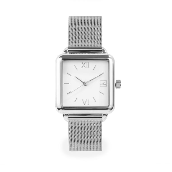 stainless steel square watch women W119M03AR MIA Jewelry