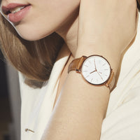 minimal navy crocodile print bracelet for women - W119B01BM
