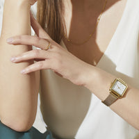 stainless steel square watch women W119M03AR MIA Jewelry