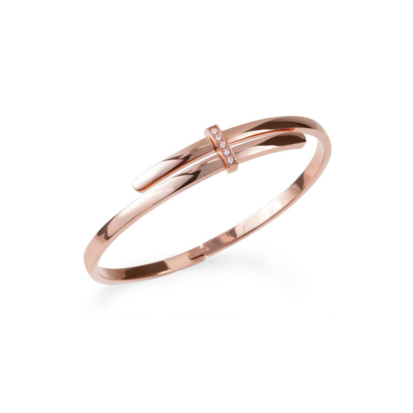 rose gold bangle bracelet JOELLE X MIA