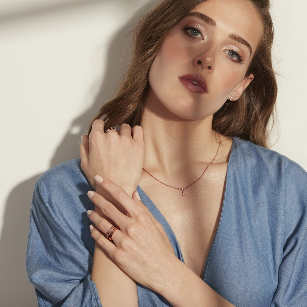 pendant necklace stainless steel JOELLE X MIA