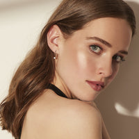 rose gold stone drop earrings stainless steel T318E002DORO MIAJWL