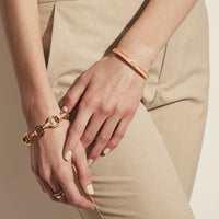 stainless steel statement bracelet hypoallergenic
