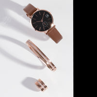 rose gold classic bangle bracelet women